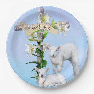 Easter Sunrise Paper Plate