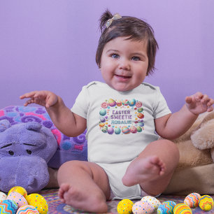 Easter Sweetie Customizable Name Baby Bodysuit