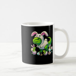 Easter T-rex Bunny Ears Funny Dinosaur Costume Kid Coffee Mug
