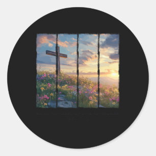 Easter Tee My Sin Was Great  Classic Round Sticker