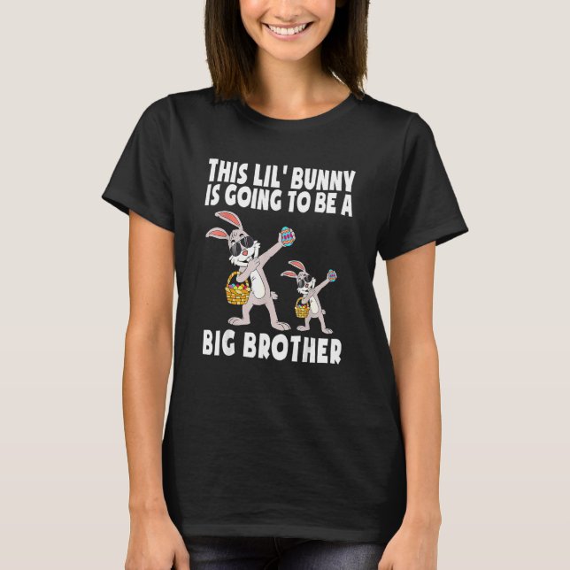 Easter Themed Big Brother Pregnancy Announcement K T-Shirt (Front)
