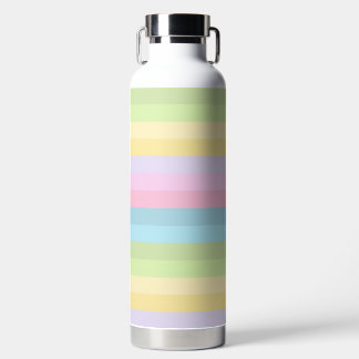 EASTER THEMED PASTEL COLORED SQUARES WATER BOTTLE