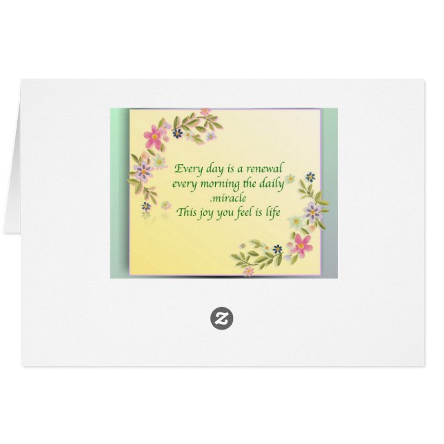 Easter themed vertical Greeting Card (Back Horizontal)