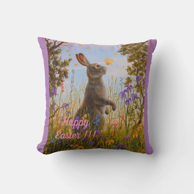 Easter Throw Pillow (Front)