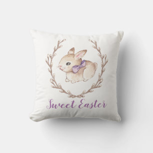 Easter throw pillow