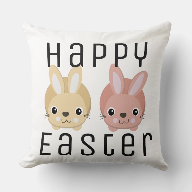 Easter Throw Pillow (Front)