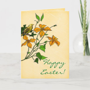 Easter TIger Lily Personalized Holiday Card