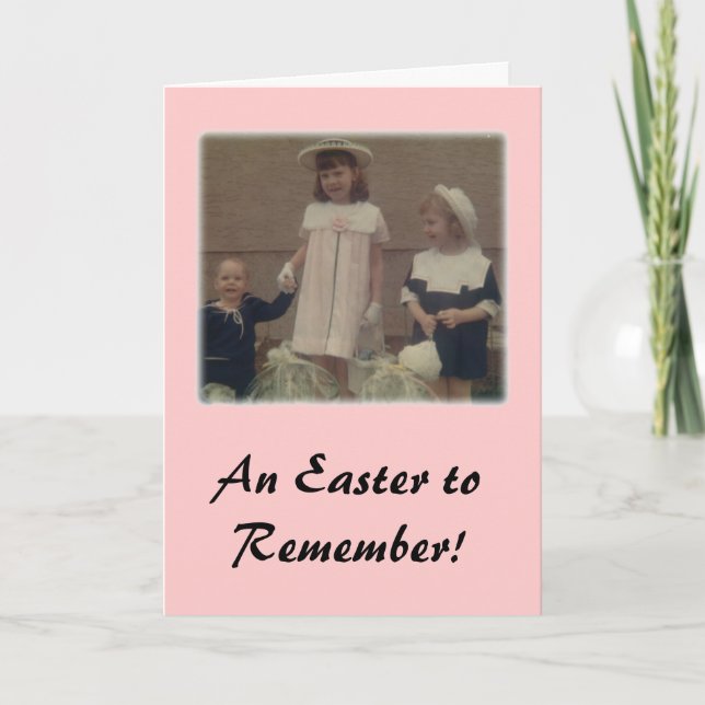 Easter to Remember greeting card (Front)