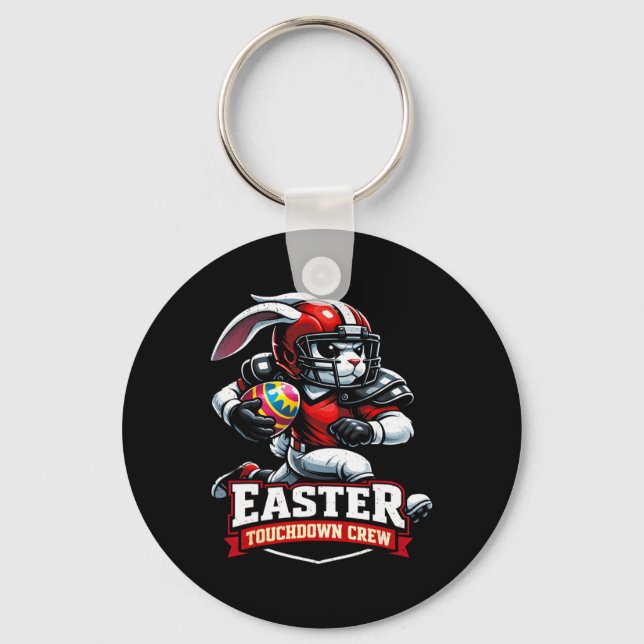 Easter Touchdown Crew Footll Lover  Keychain (Front)