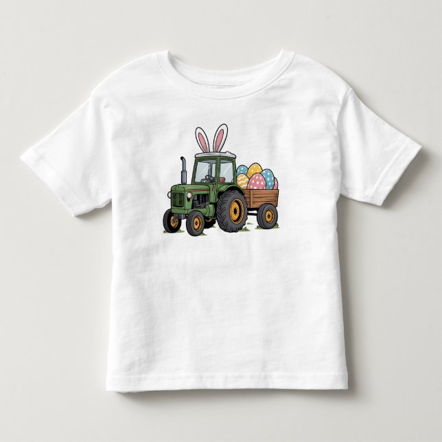 Easter Tractor  Toddler T-shirt (Front)