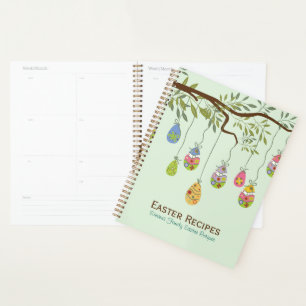 Easter Tree Made With Colourful Eggs Planner