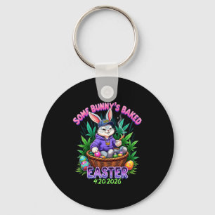 Easter trendy funny bunny keychain