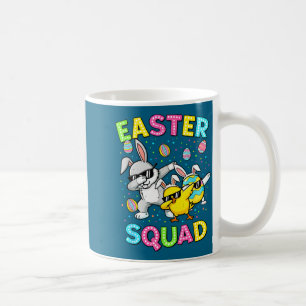 Easter trouble squad funny animal easter egg hunt coffee mug