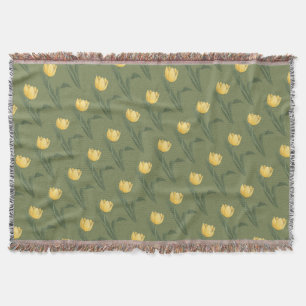 Easter Tulip Blanket Classic Easter Throw Blankets