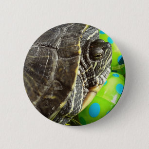 Easter Turtle 2 Inch Round Button