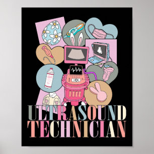 Easter Ultrasound Technician Poster