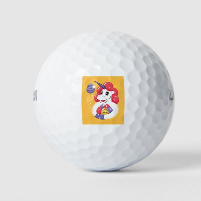 Easter Unicorn Golf Balls (Front)