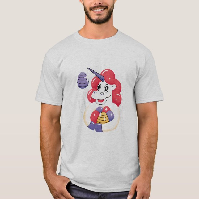 Easter Unicorn T-Shirt (Front)