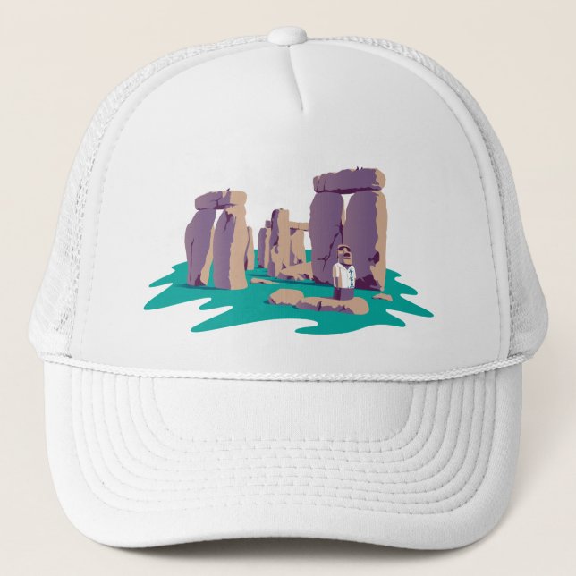 Easter Vacation Trucker Hat (Front)