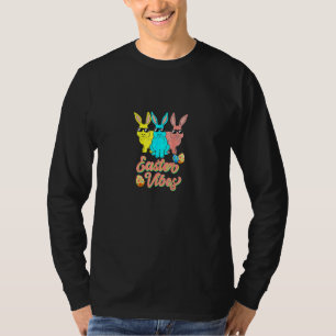 Easter Vibes Hip Hop Trio Bunnies Spring Bunny Eas T-Shirt