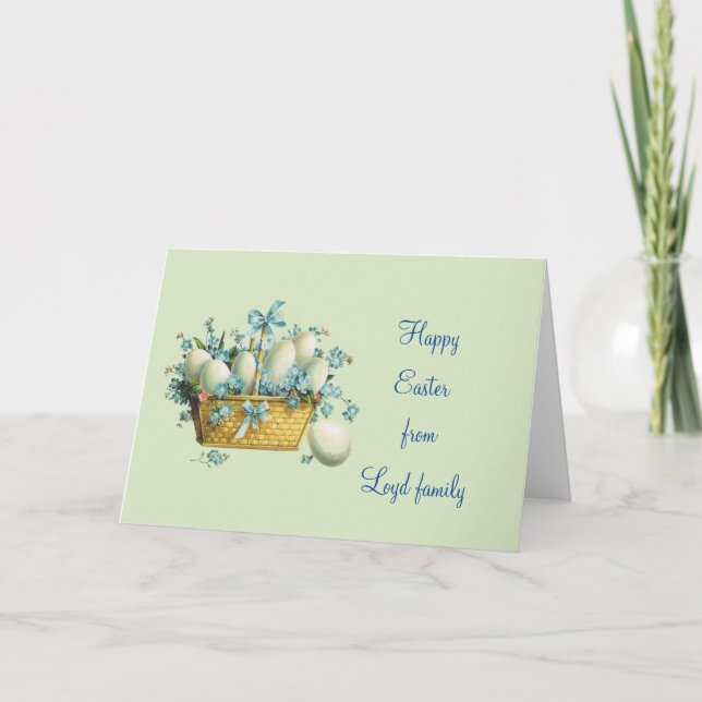 Easter Vintage Card (Front)