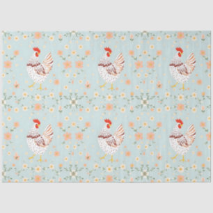 Easter Vintage Chicken Holiday Collection Tissue Paper