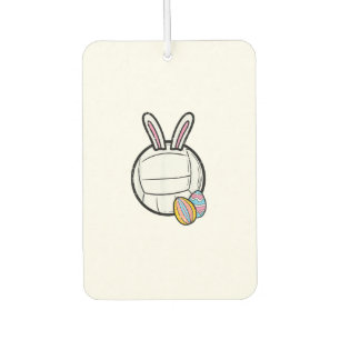 Easter Volleyball Bunny Sports Player Women Girls  Air Freshener