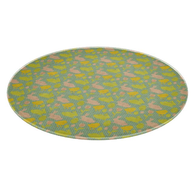 Easter Wallpaper Cutting Board (Corner)