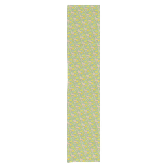 Easter Wallpaper Short Table Runner (Front)