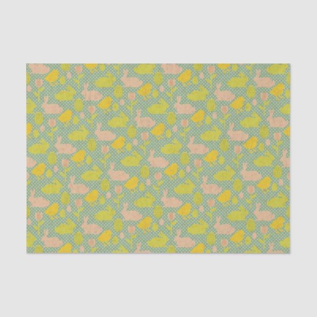Easter Wallpaper Tissue Paper (Front)