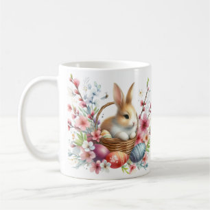 Easter - Watercolor Rabbit - Coffee Mug