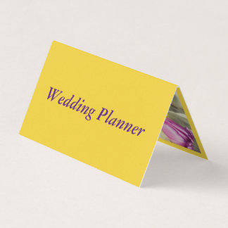 Easter Wedding Planner Business Card