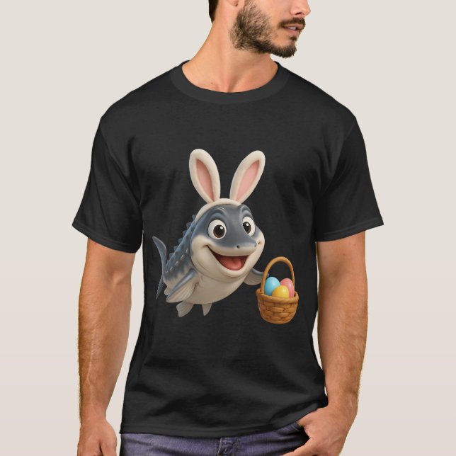 Easter White Sturgeon T-Shirt (Front)