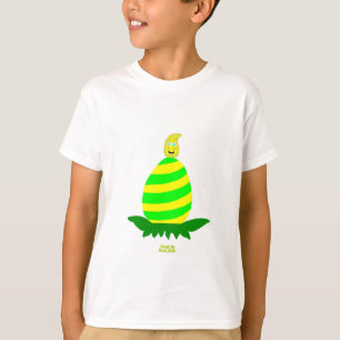 Easter Wishes Boys White Basic T Shirt