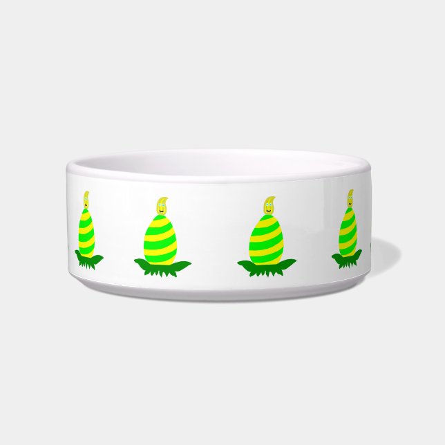 Easter Wishes Ceramic Pet Bowl (Front)
