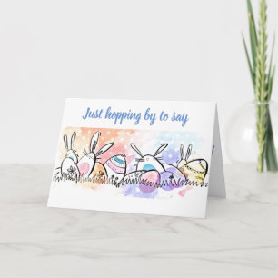 ***EASTER WISHES*** FROM CUTE EASTER EGSS FOR YOU HOLIDAY CARD