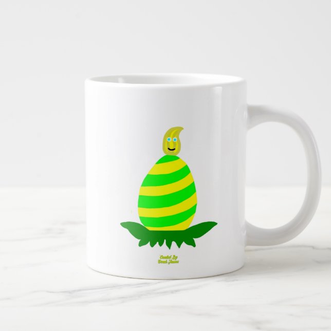 Easter Wishes Jumbo Coffee Mug (Right)