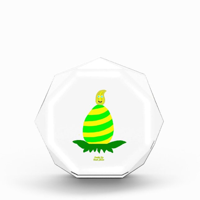 Easter Wishes Octagonal Photo Block (Front)