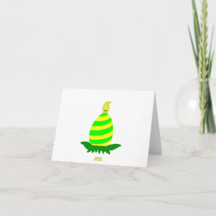 Easter Wishes Small Horizontal Greeting Card