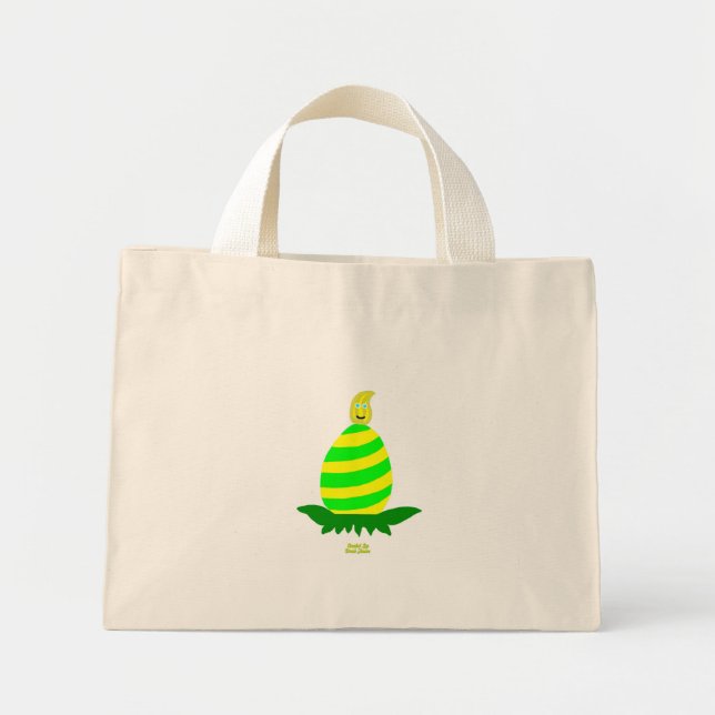 Easter Wishes Tiny Tote Bag (Front)