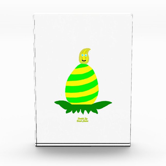 Easter Wishes Vertical Photo Block (Front)