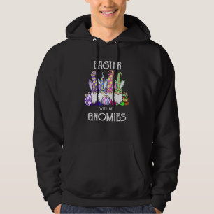 Easter With My Gnomies Gnome Easter Egg Hunting Ba Hoodie