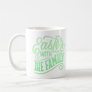 easter with the family coffee mug