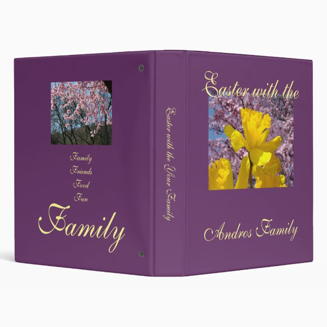 Easter with the Your Family Personalized binders (Background)