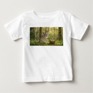 Easter Wolf Baby T-Shirt