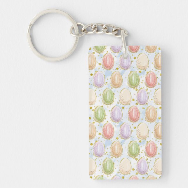 Easter Wreath Keychain (Front)