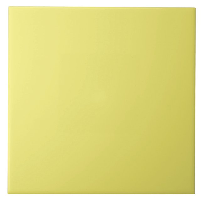 Easter Yellow Personalized Trend Colour Background Tile (Front)