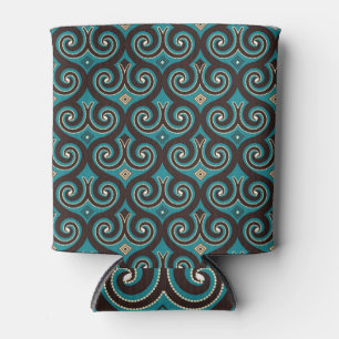 Eastern Arabesque: Elegant Seamless Ornament. Can Cooler