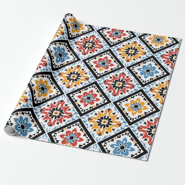 Eastern Band of Cherokee Wrapping Paper (Unrolled)