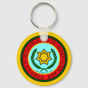 Eastern Band Of The Cherokee Seal Keychain